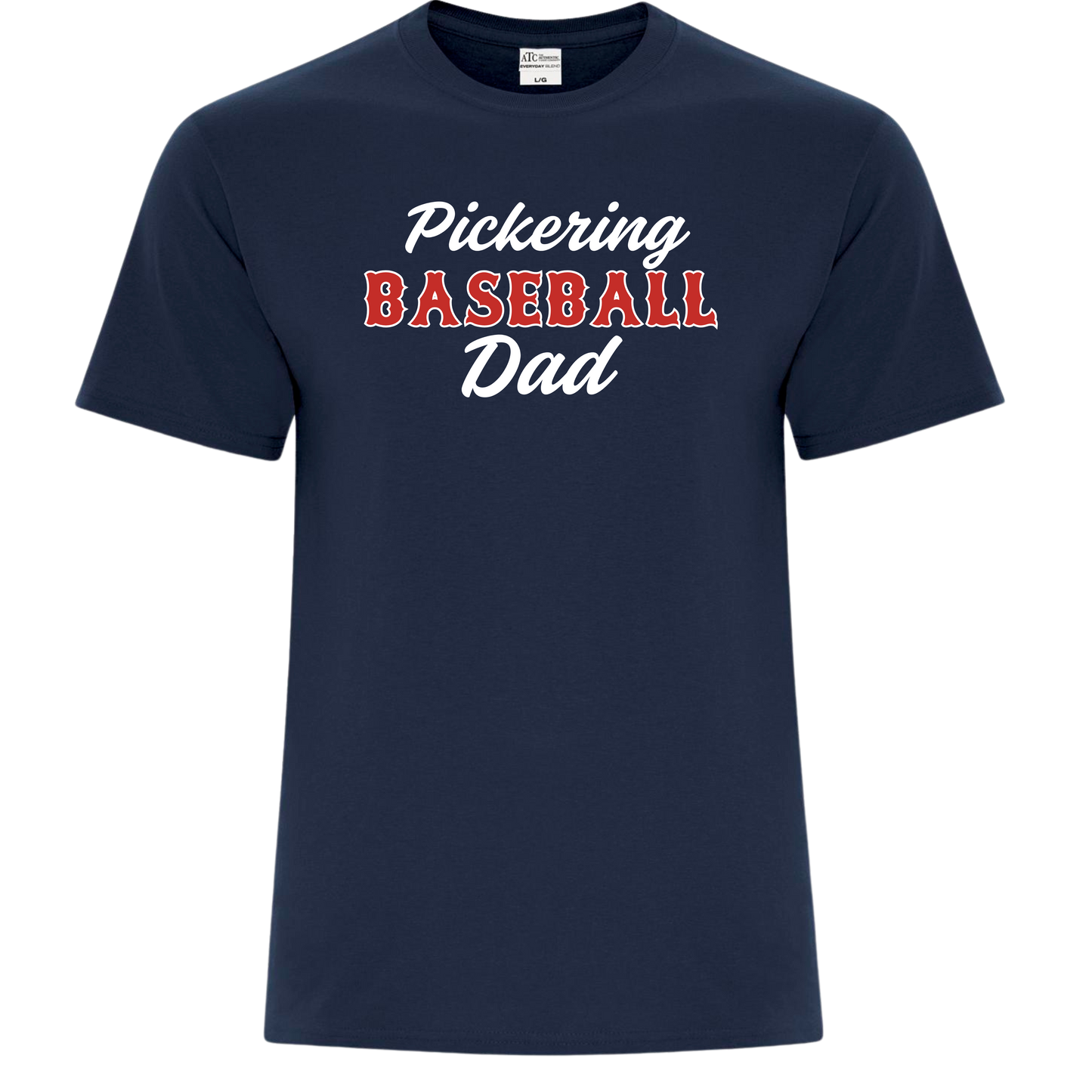 PICKERING BASEBALL DAD COTTON BLEND TEE WITH NAME + NUMBER OPTION