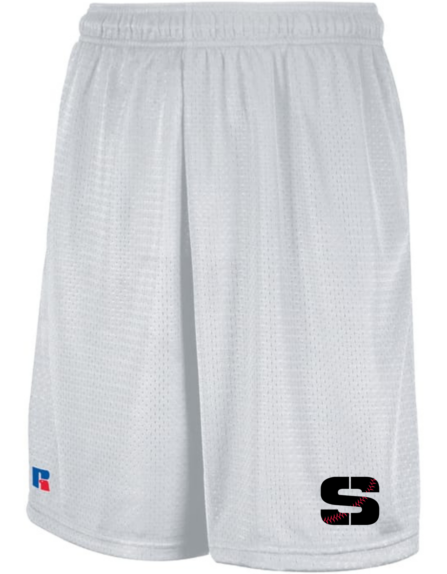 ONLY THE STRONG X RUSSELL MESH SHORTS WITH POCKETS