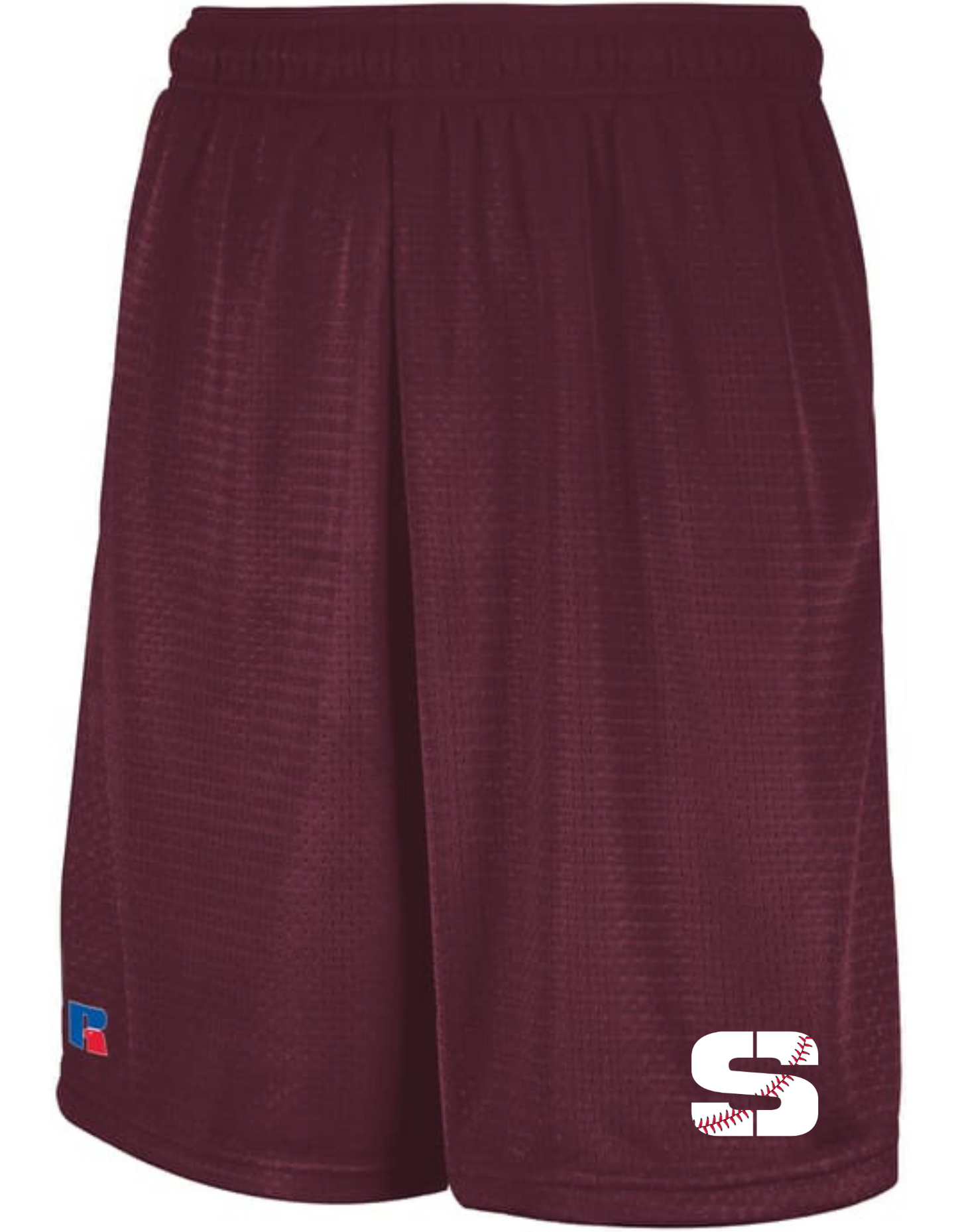ONLY THE STRONG X RUSSELL MESH SHORTS WITH POCKETS