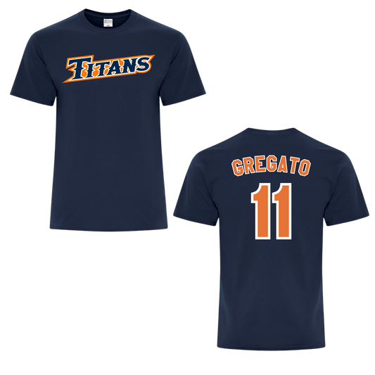Personalized Name & Number Cotton/Poly T-Shirt