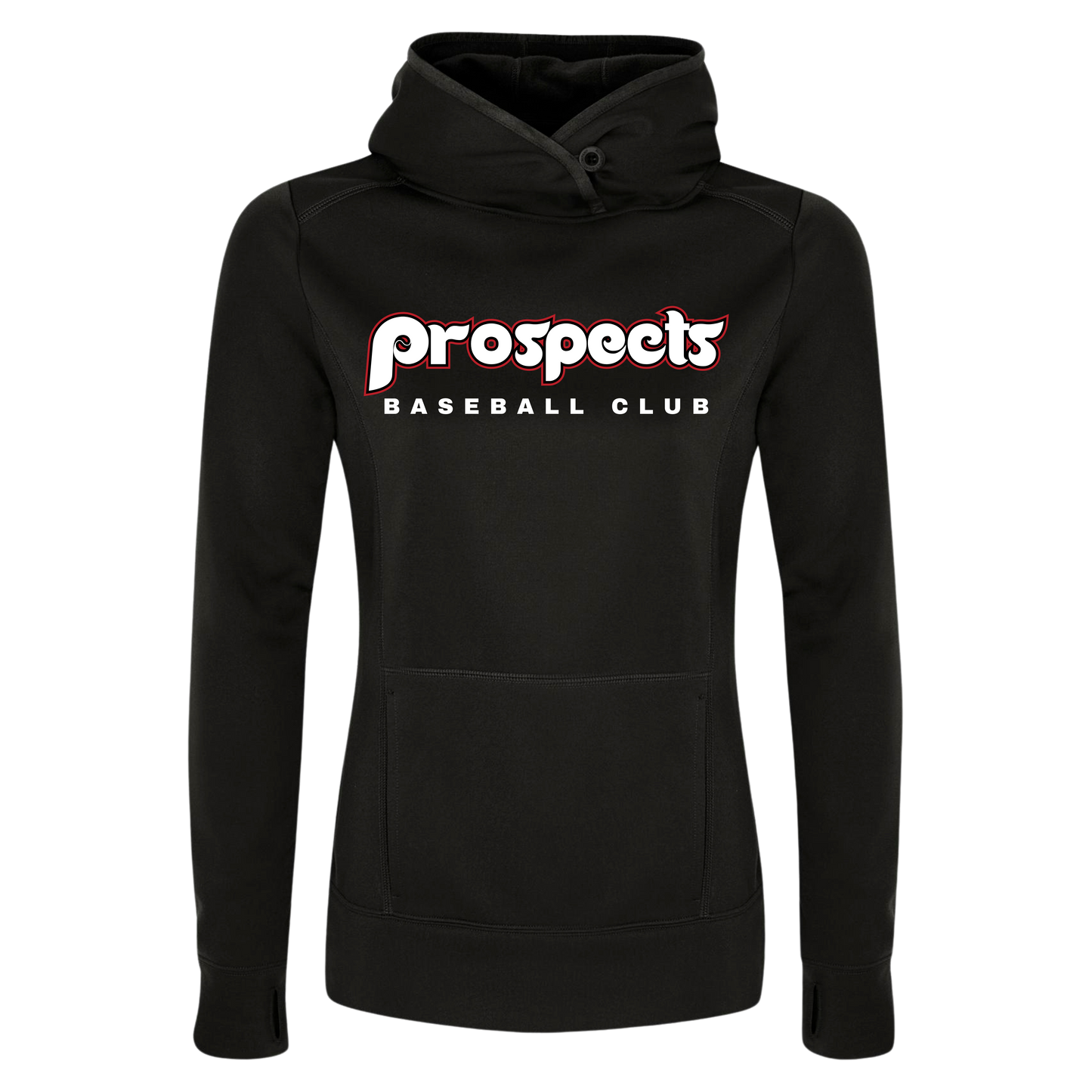 Prospects Ladies Polyester Hoodie W/ Name + Number OPTION