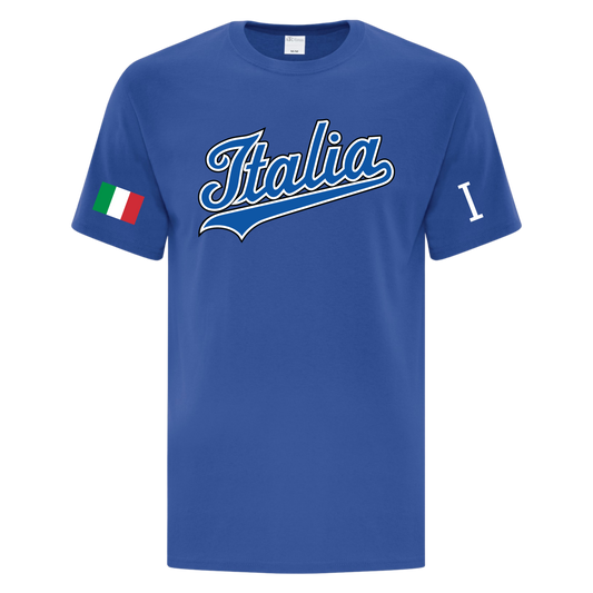 Italy Baseball Tee