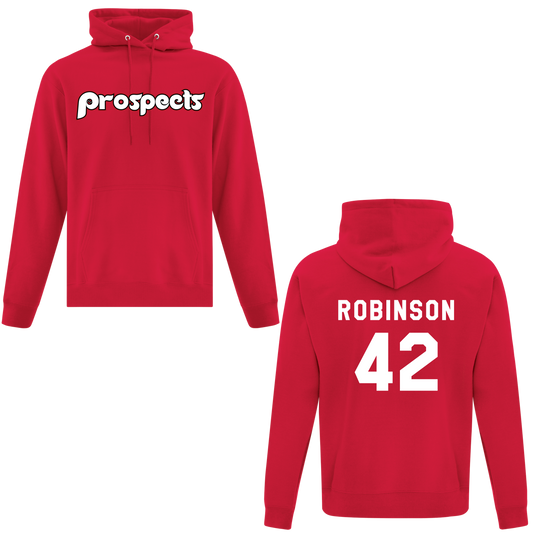 Prospects Midweight Cotton/Poly Hoodie w/ Name + Number Option