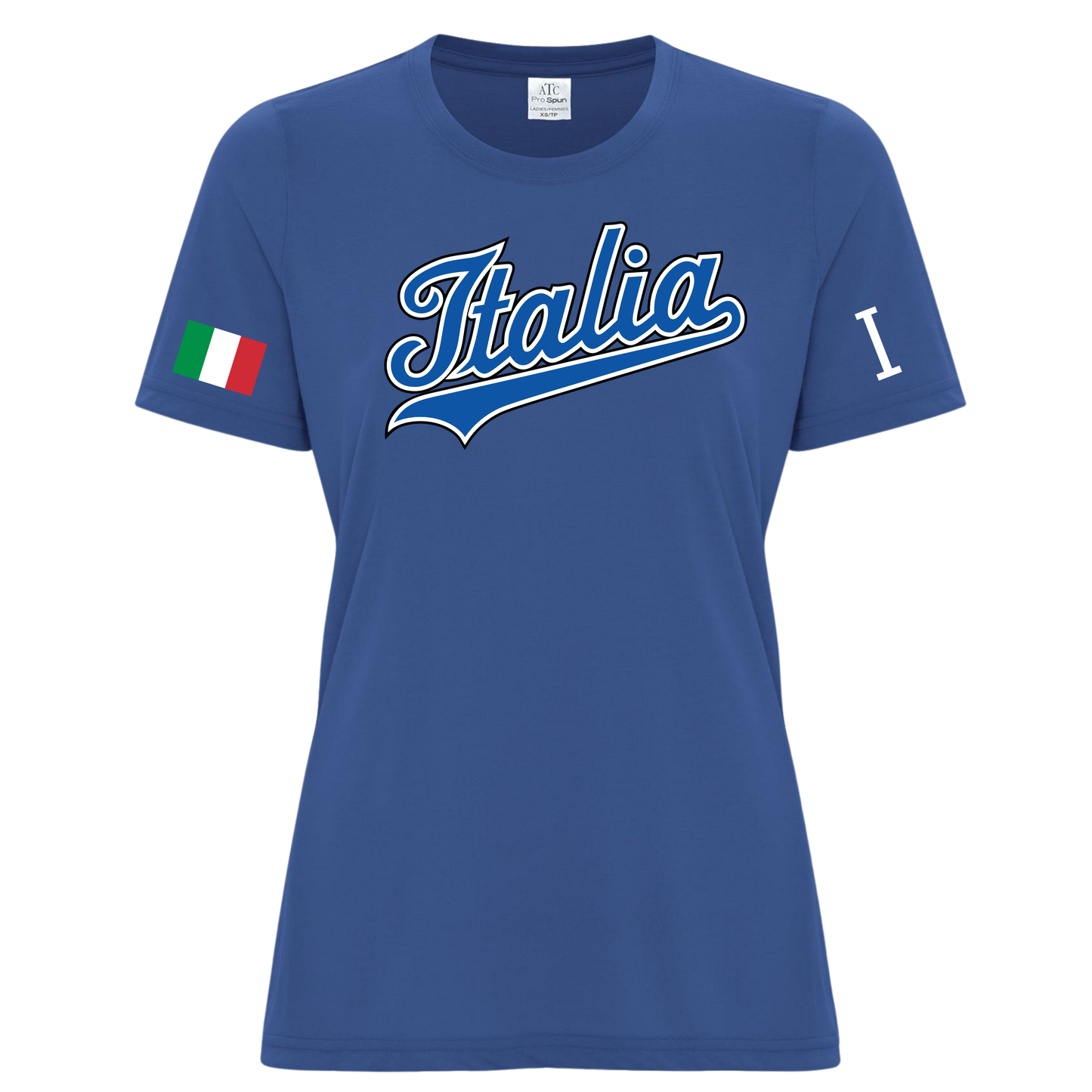 Italy Baseball Tee