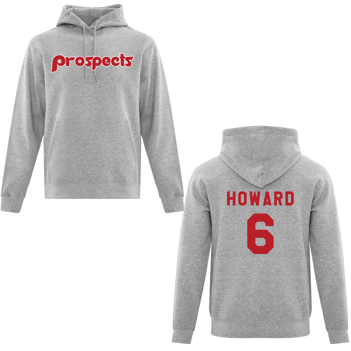 Prospects Midweight Cotton/Poly Hoodie w/ Name + Number Option