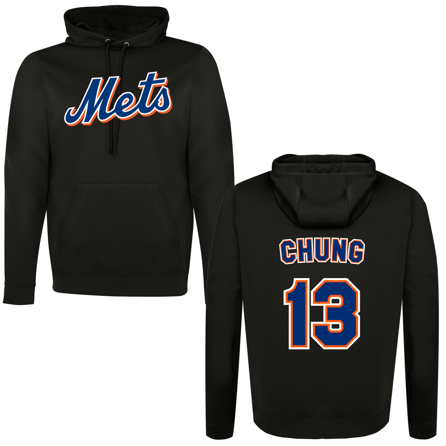 Personalized Name & Number 100% Polyester Hoodie