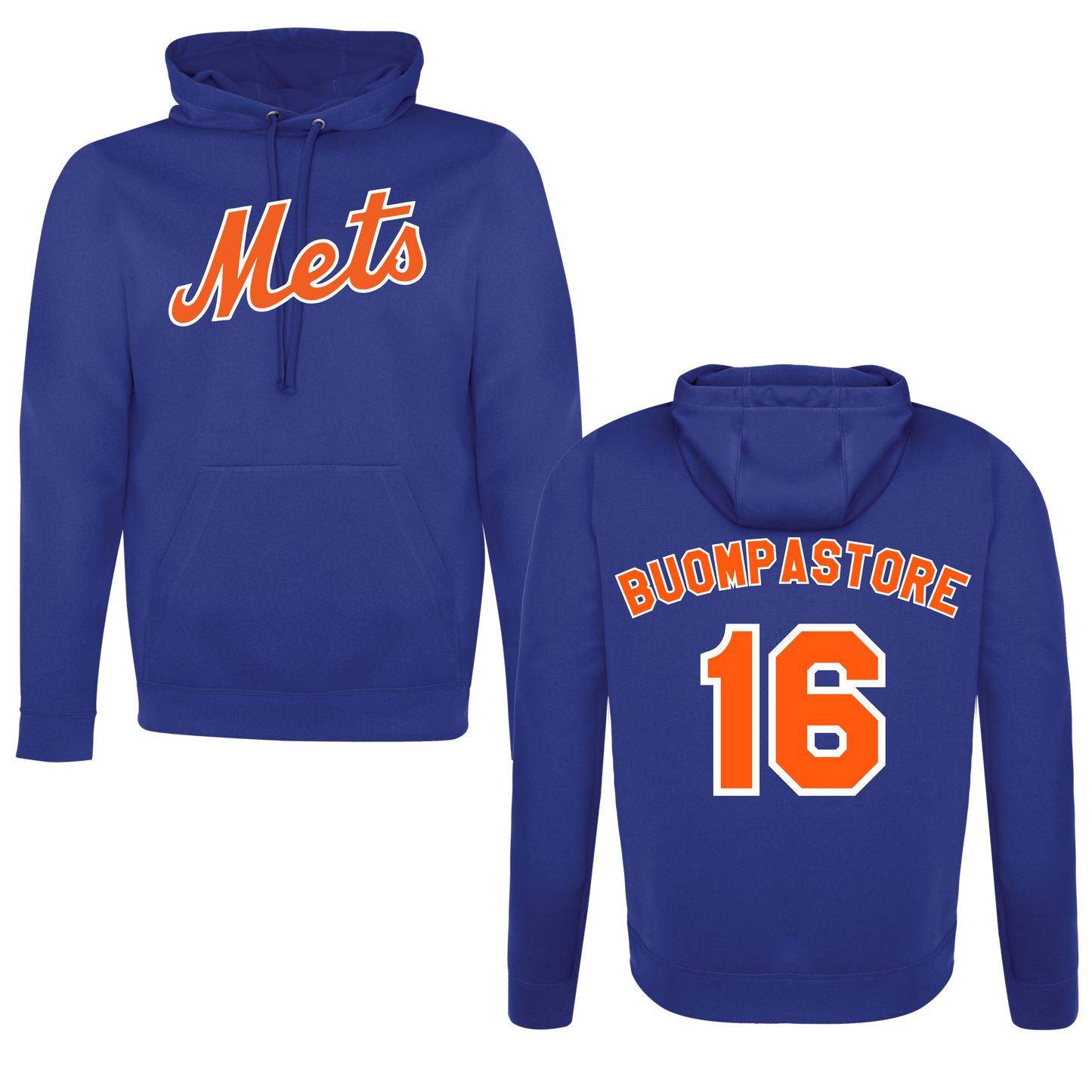 Personalized Name & Number 100% Polyester Hoodie