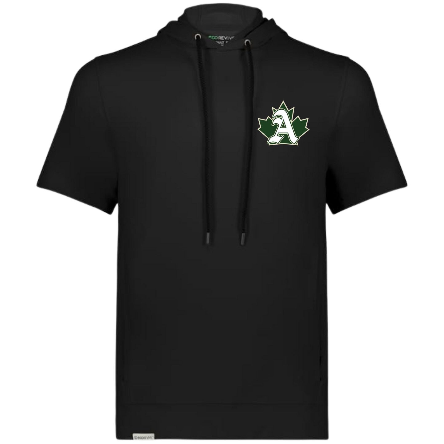 Ajax Logo Soft Knit Short Sleeve Hoodie