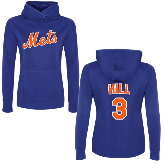 LADIES Personalized Name & Number 100% Polyester Hoodie