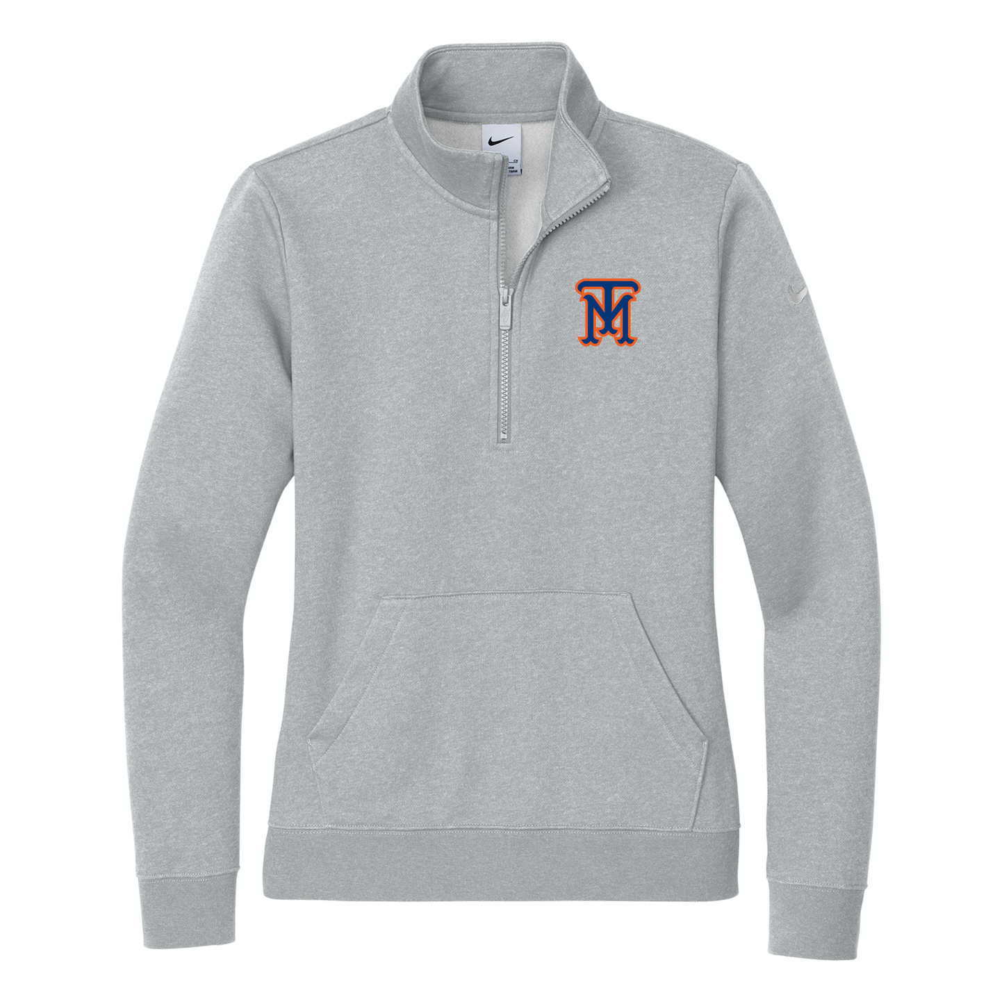 *NEW* Ladies Nike Club Fleece Sleeve Swoosh 1/2 Zip