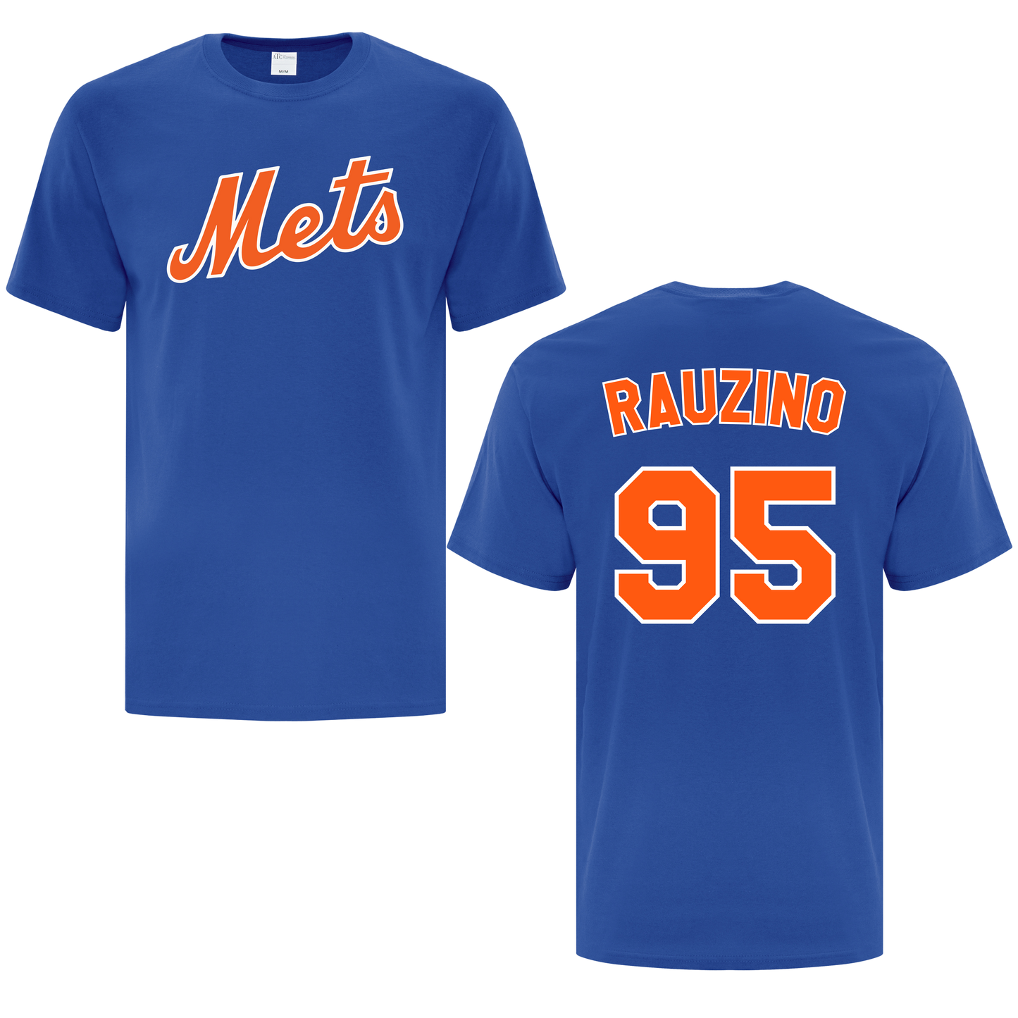 Personalized Name & Number Cotton/Poly T-Shirt - 100% Poly Dri-Fit Option Available