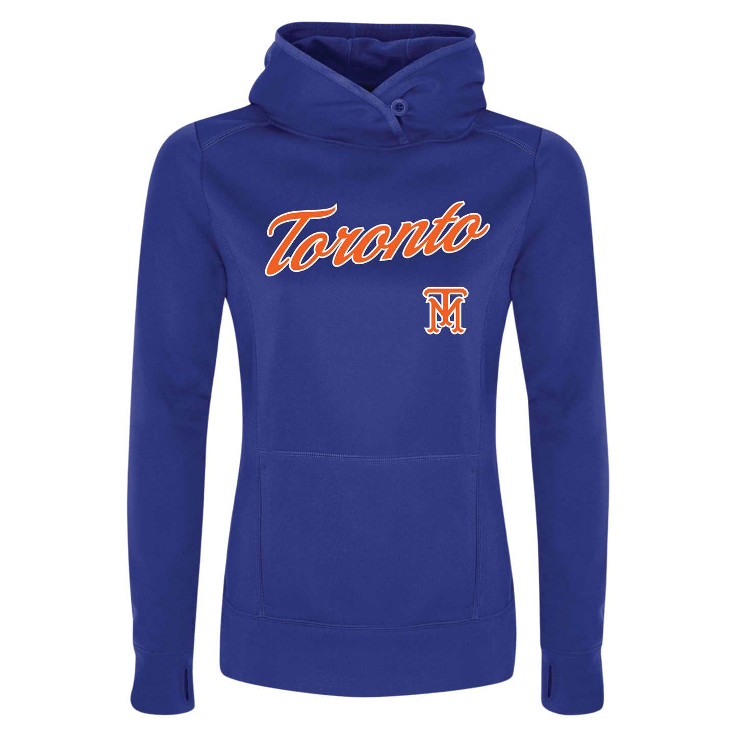 Ladies 100% Polyester "Toronto" Script Hoodie