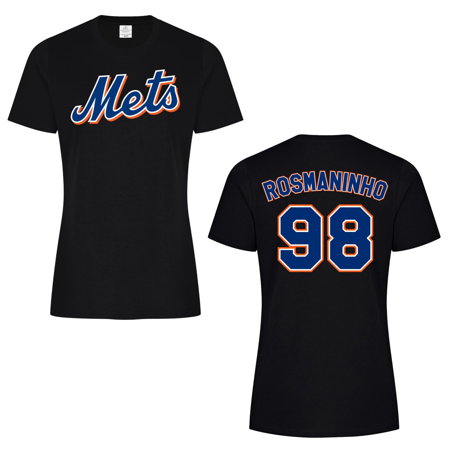 LADIES Personalized Name & Number Cotton/Poly Tee