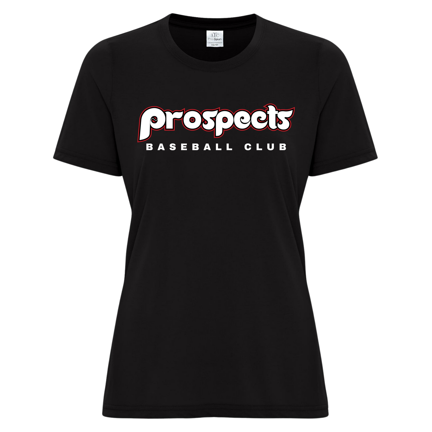 Prospects Ladies Cotton/Poly Tee W/ Name + Number Option