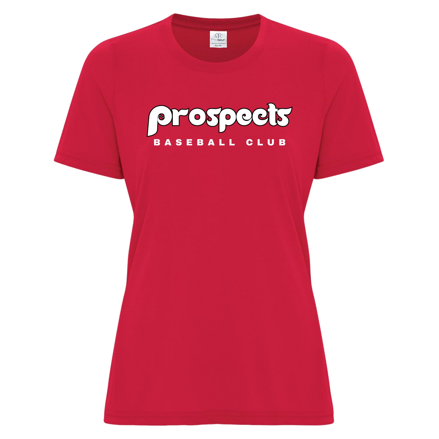 Prospects Ladies Cotton/Poly Tee W/ Name + Number Option