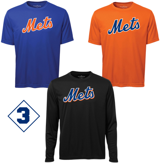 *NEW* Toronto Mets 3-Pack Dri-Fit Shirts - 5 OPTIONS