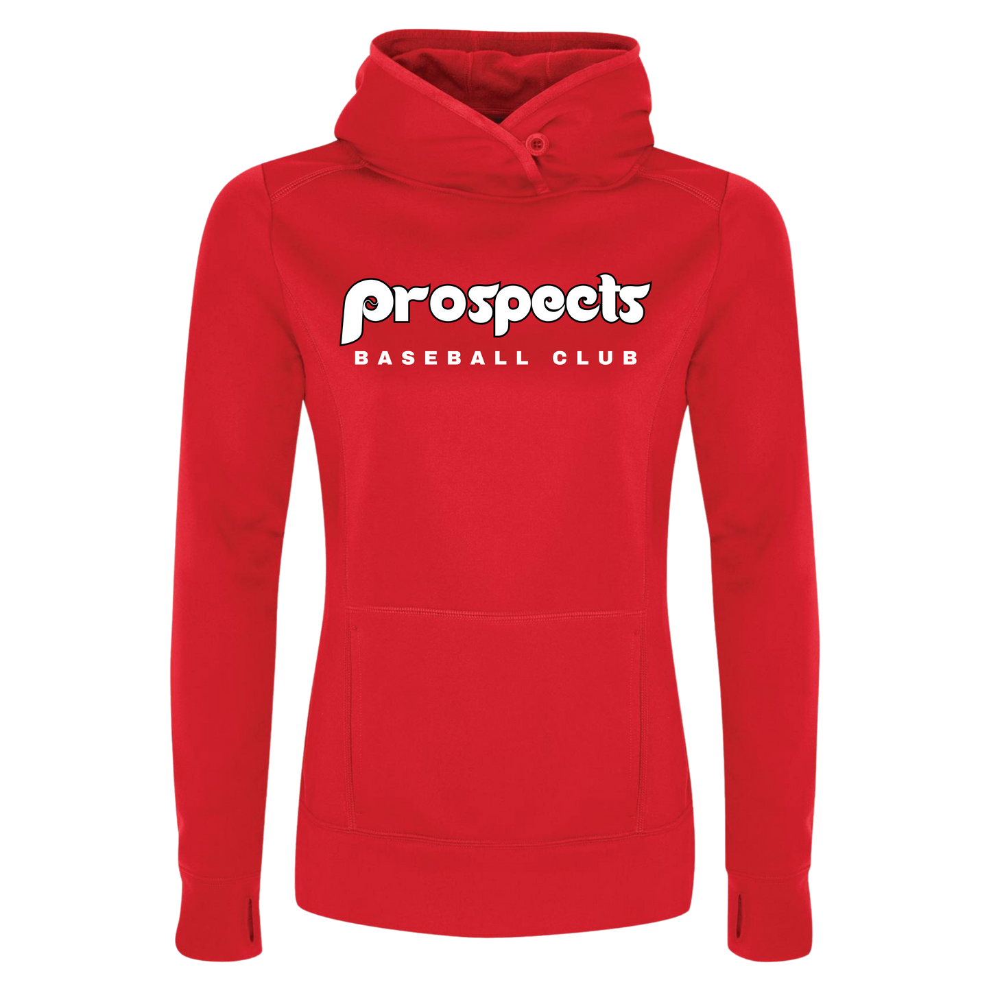 Prospects Ladies Polyester Hoodie W/ Name + Number OPTION