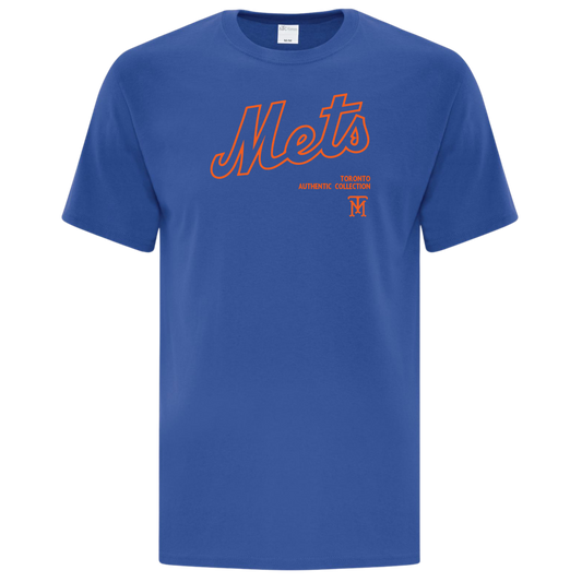 Mets Authentic Collection DRI-FIT OR Cotton/Poly Tee