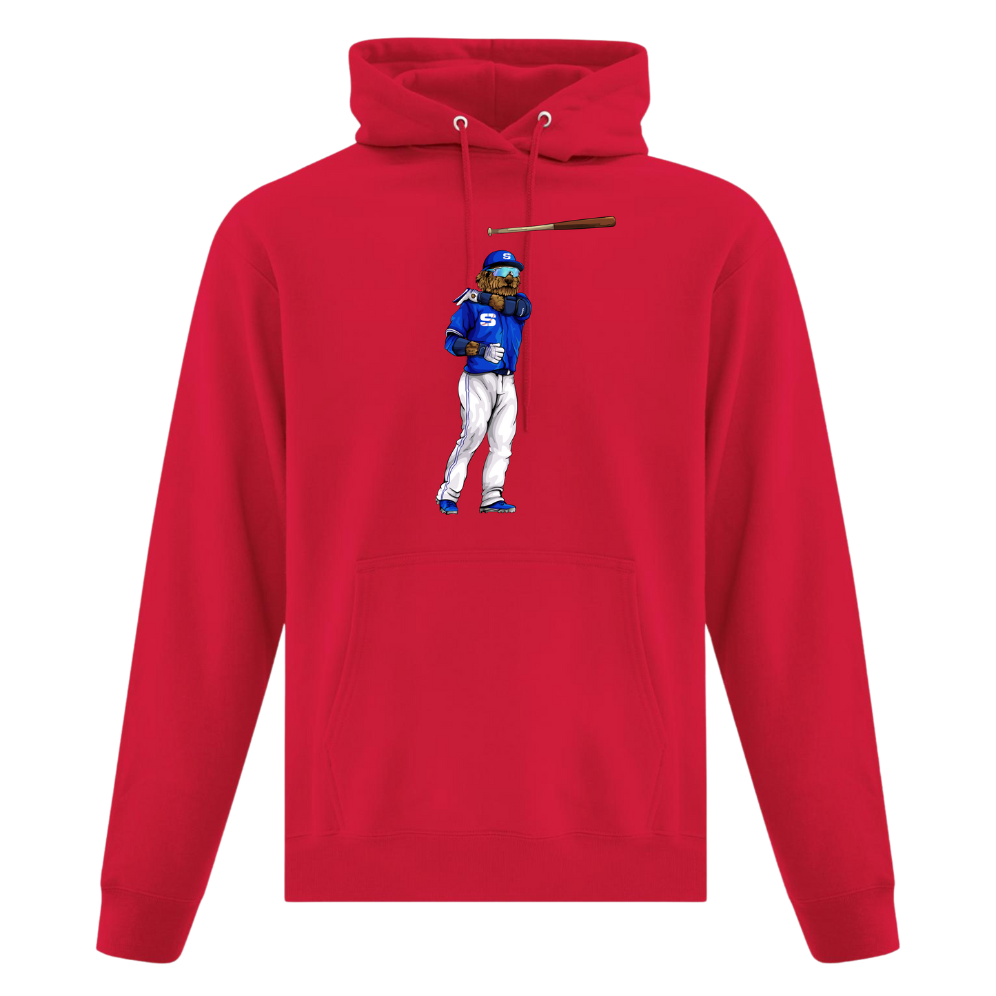 Bat Flip Dood Midweight Cotton/Poly Hoodie