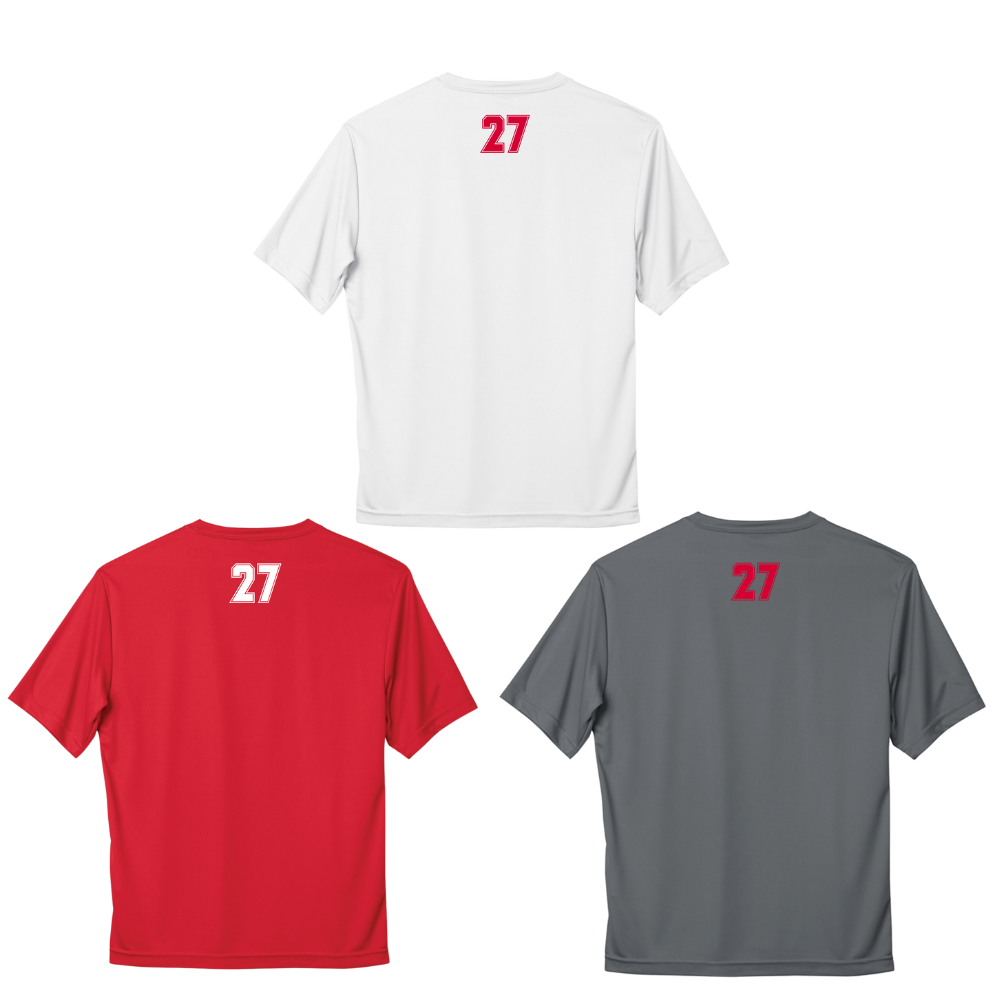 Georgina Bulldogs 3-Pack Dri-Fit G LOGO Tee w/ Number Option