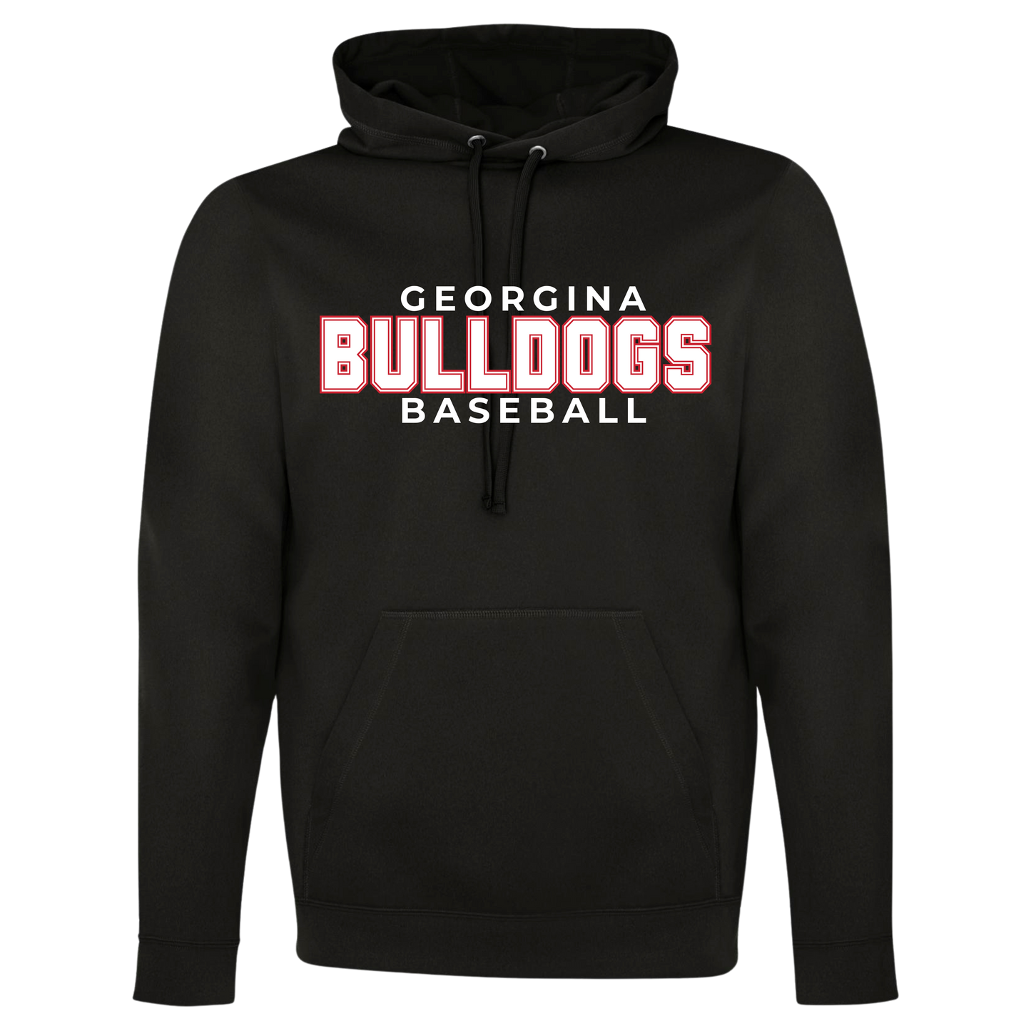 Georgina Bulldogs 100% Polyester Hoodie w/ Name + Number Option