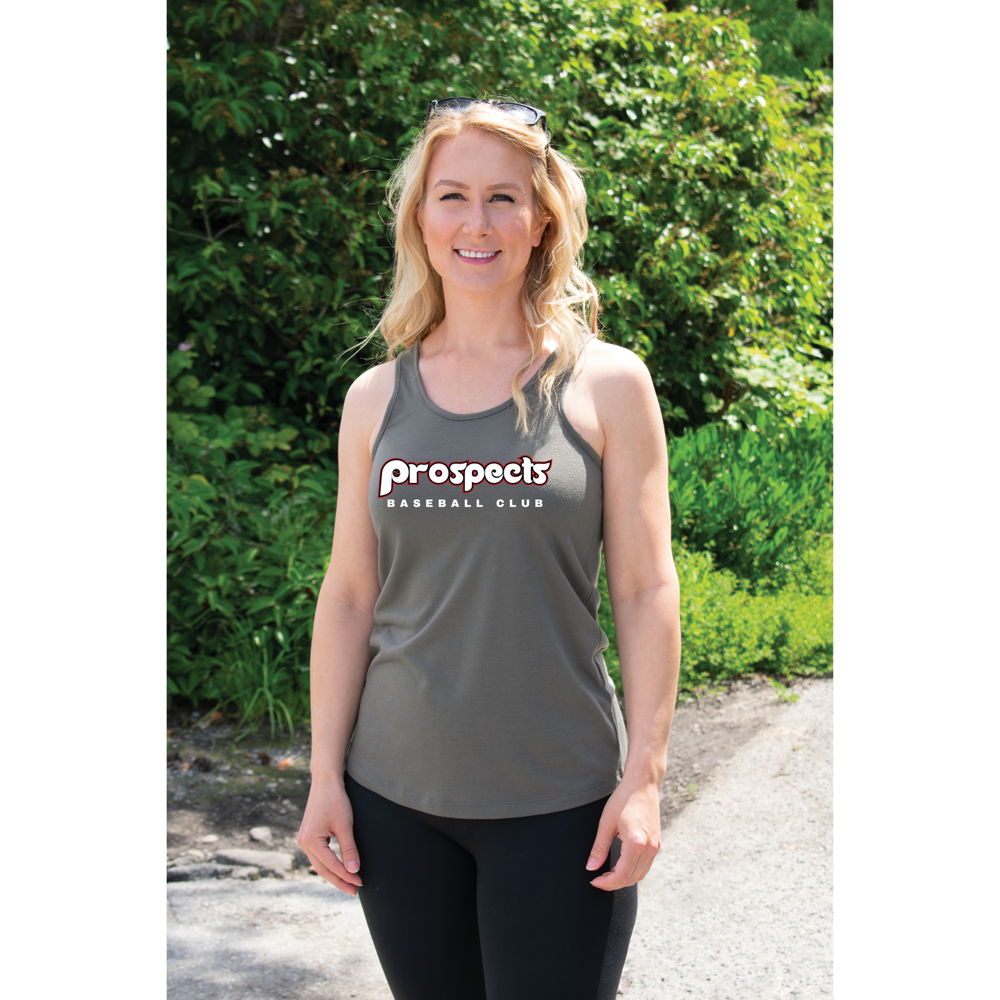 PROSPECTS BASEBALL PRO SPUN® RACERBACK LADIES' TANK
