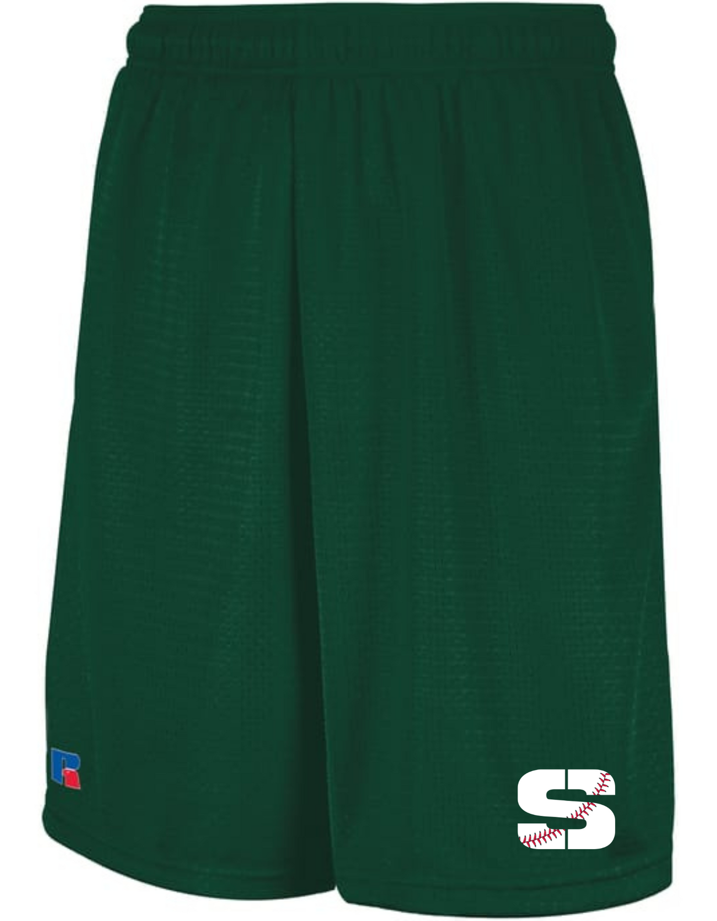 ONLY THE STRONG X RUSSELL MESH SHORTS WITH POCKETS