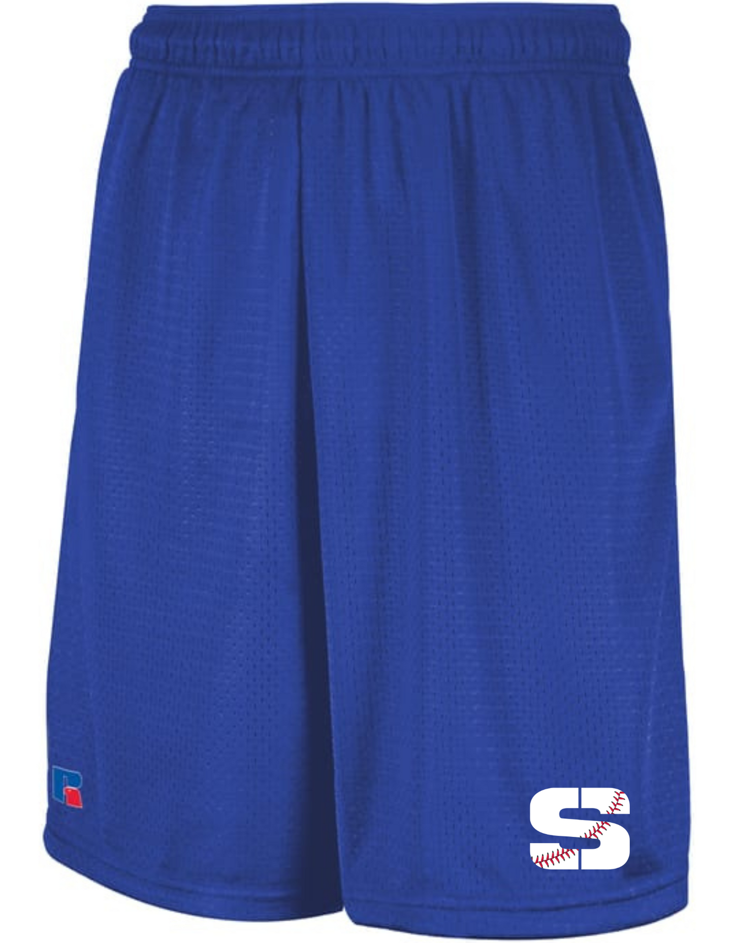 ONLY THE STRONG X RUSSELL MESH SHORTS WITH POCKETS