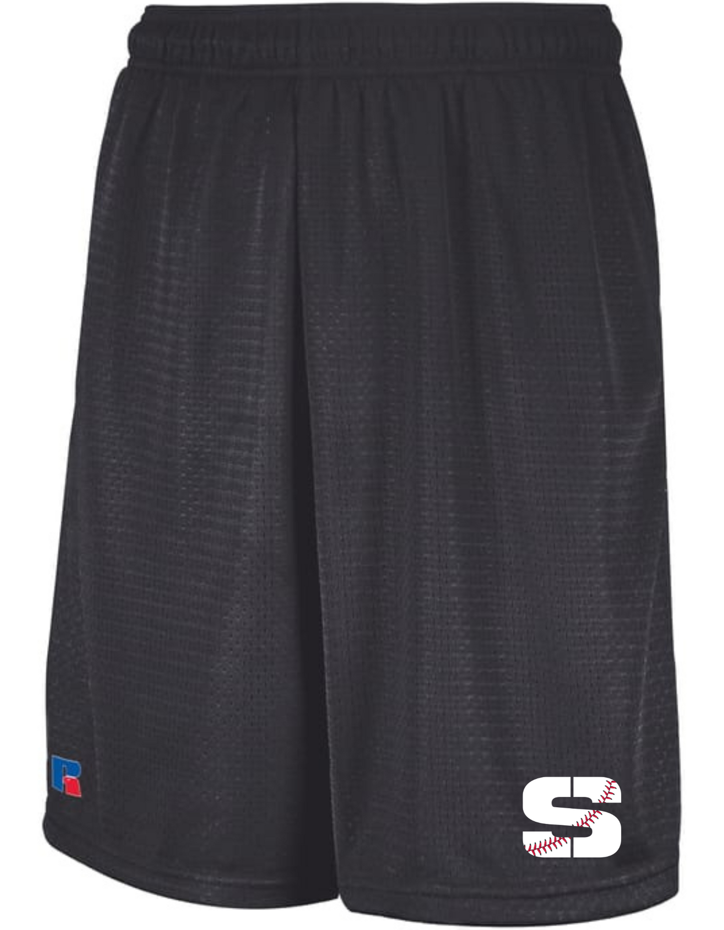ONLY THE STRONG X RUSSELL MESH SHORTS WITH POCKETS