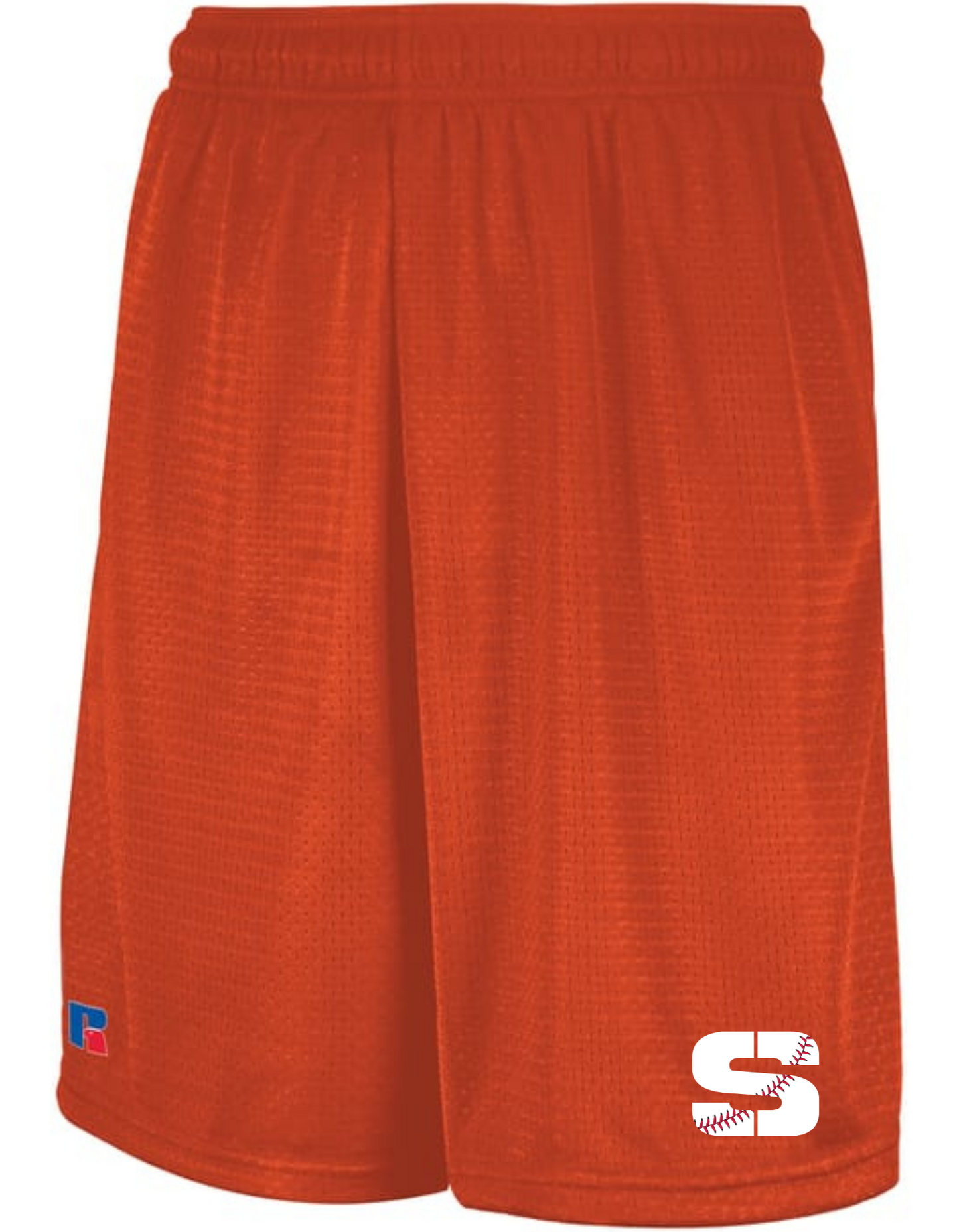 ONLY THE STRONG X RUSSELL MESH SHORTS WITH POCKETS