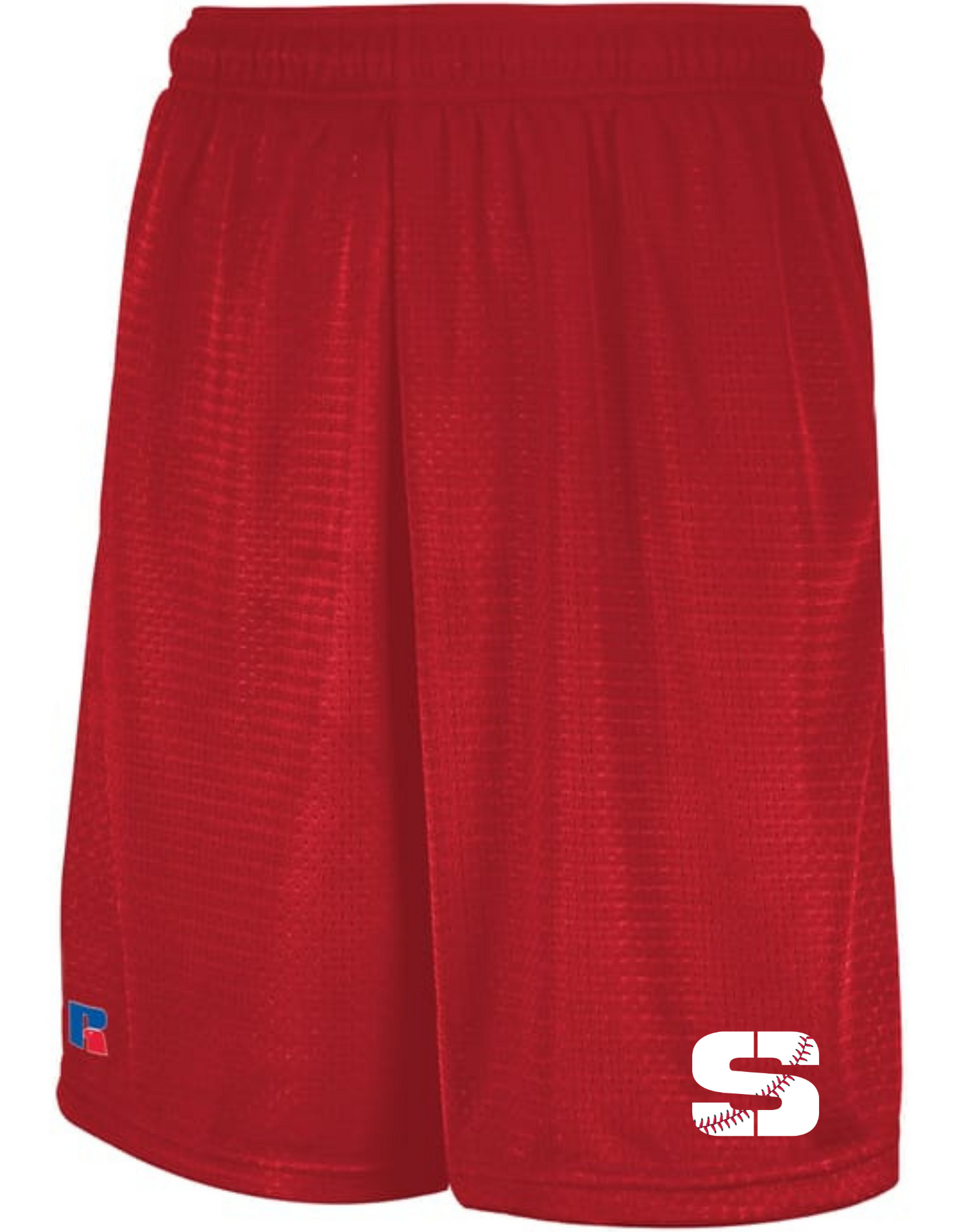 ONLY THE STRONG X RUSSELL MESH SHORTS WITH POCKETS